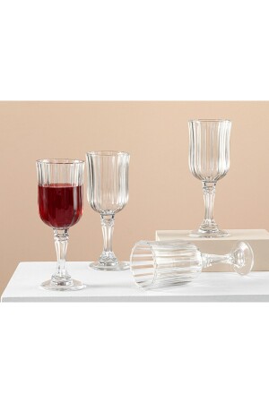 زجاج من نوع MNZ-Ricco 4 قطع زجاج 210 مل TYC00456360965 - English Home