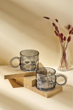 Ringo Stone Color 325 ml 2-teiliger Glasbecher Tee Kaffeetasse 15862 geräuchert 151772liSMOKE - 2