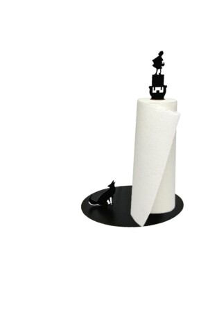 منز مزينة من الذئب المعدني و القصير الحمراء القصير القصير تصميم ورق حامل المناشف حامل النقود - Risingmaber