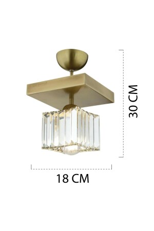 Rivia Eskitme Plafonyer Kristalli Taşlı Modern Tasarım Kristal Salon Avize 3416-01-FR - 8