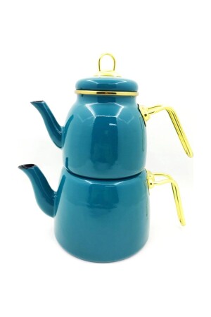 Rize Yeşili Emaye Çaydanlık Takımı 200632 8696060161373 - Paçi