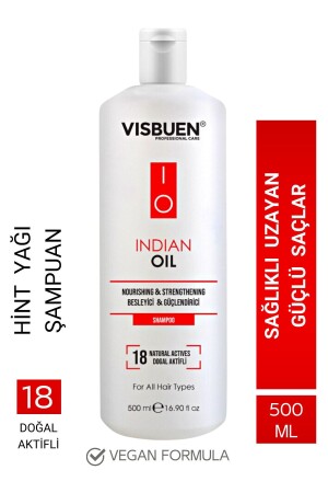 Rizinusöl-Shampoo mit 18 natürlichen Wirkstoffen für schnelles Haarwachstum und nährende, stärkende Wirkung - 1