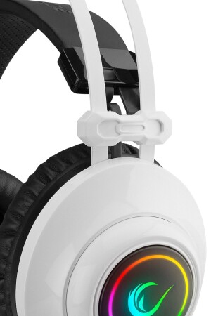 Rm-k1 Pulsar Beyaz Usb 7.1 Surround Titreşim Rgb Işık Efektli Gaming Oyuncu Mikrofonlu Kulaklık ST10847 - 5