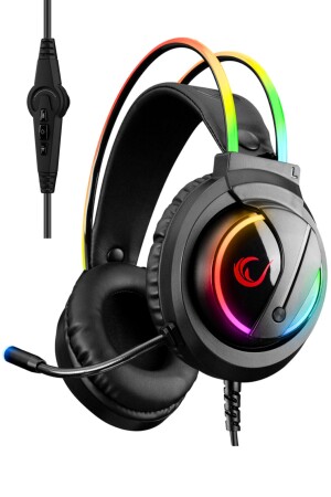 Rm-k17 X-Monarch Usb 7.1 Rgb Kafabantlı Gaming Kulaklık Oyuncu Kulaklığı RM-K17 - 1