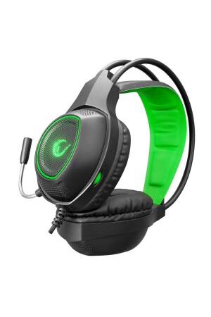 Rm-k23 Mıssıon Yeşil Gaming Kulaklık Oyuncu Kulaklığı Mikrofonlu Kulaklık 3,5 Jack Ledli RM-K23 MISSION - 3