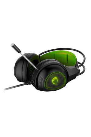 Rm-k23 Mıssıon Yeşil Gaming Kulaklık Oyuncu Kulaklığı Mikrofonlu Kulaklık 3,5 Jack Ledli RM-K23 MISSION - 6