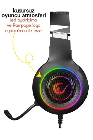 Rm-k56 Spectre USB 7. 1 RGB-Gaming-Headset mit Mikrofon Gaming-Headset PS4 Metallschlitten ST11924 - 4