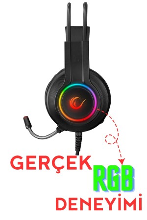 Rm-k92 X-Stack USB 7. Gaming-Headset RM-K92 mit 1 RGB-Mikrofon - 3