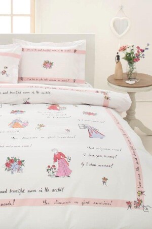 Rnf Piera Mother S Day Powder Bettbezug-Set für Doppelbett 8697353396021 - 3