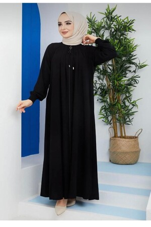 Robe Modell Abaya - Schwarz - 1