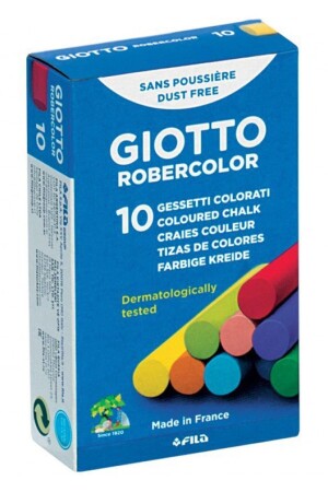 Robercolor Tebeşir Karışık Renkli 10`lu Kutu - 1