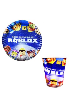 Roblox Tabak Bardak Set 8 Kişilik - 3