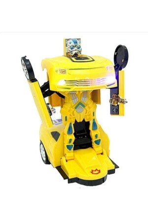 Robot Racez Car Robot Olabilen Sarı Araba 100500 - 2