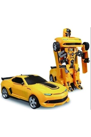 Robot Racez Car Robot Olabilen Sarı Araba 100500 - 6