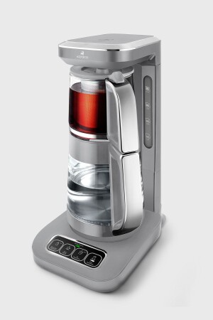 Robotea Pro 4 in 1 Konuşan Cam Çay Makinesi Cool Gray - 2