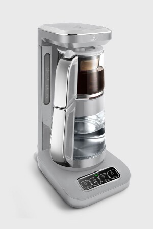Robotea Pro 4 in 1 Konuşan Cam Çay Makinesi Cool Gray - 3