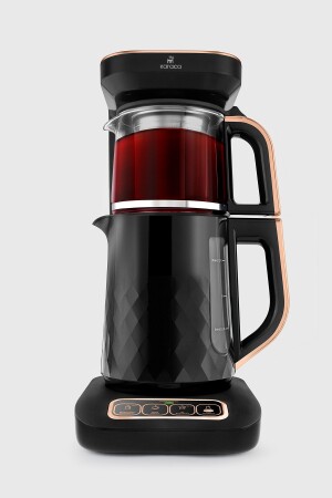 Robotea Pro Quartz 4 in 1 Konuşan Çay Makinesi Black Copper - 2