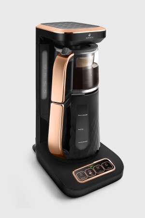 Robotea Pro Quartz 4 in 1 Konuşan Çay Makinesi Black Copper - 2