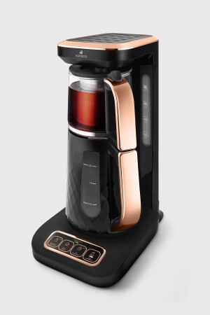 Robotea Pro Quartz 4 in 1 Konuşan Çay Makinesi Black Copper - 3