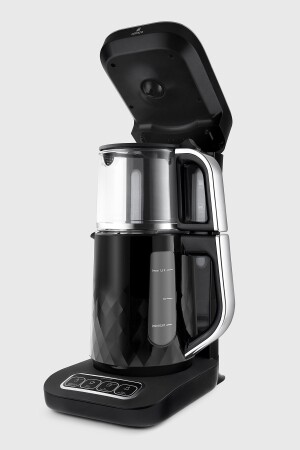 Robotea Pro Quartz 4 in 1 sprechende Teemaschine Schwarz Chrom - 5