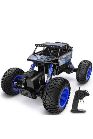 Rock Crawler Uzaktan Kumandalı Jeep Oyuncak Araba 1:18 Ölçek Mavi AN518784561564 - 1
