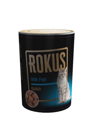 Rokus Balıklı 410 Gr Kedi Konserve Maması - 2