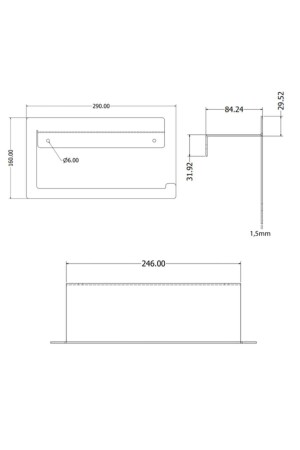 Rollenpapierhandtuchhalter, Serviettenhalter, Badezimmer-Organizer, schwarzes Papier - 4