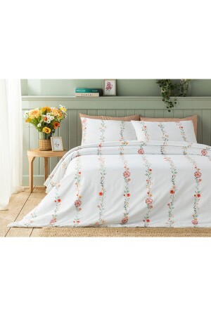 Romantic Line Dijital Baskılı Soft Cotton Çift Kişilik Nevresim Takımı 200x220 Cm Açık Pembe TYCLIKM0QN168672655816931 - 1