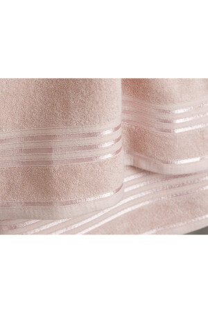 Romantisches Stripe Flush Badetuch-Set Nude 10029017 - 7