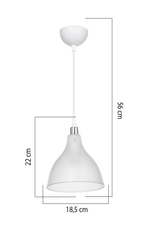 RONDA EINZELNE PENDELLEUCHTE TRANSPARENT TBS. 17601 - 1