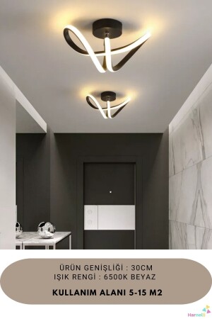 Room Hall Entrance White Light Modern Led Plofonyer Kronleuchter RIYADH PLOFONYER - 3