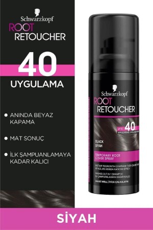 Root Retoucher Beyazları Anında Kapatan Sprey Boya Siyah 120 ML 2376829 - 1