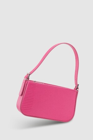 Rosa Baguette-Tasche mit Schnalle für Damen 208 - 3