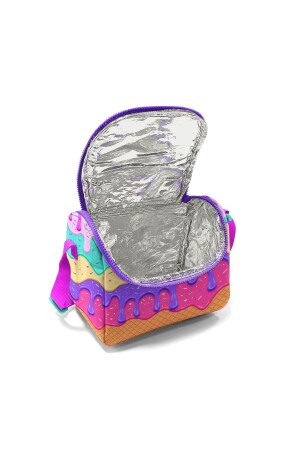 Rosa bunte Eiscreme-gemusterte Thermo-Lunchbox für Kinder 11731 - 5