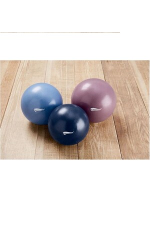 Rosa Crivit Plates Ball 3er-Set – Teller in 3 Größen und Yoga-Ball. Pumpe nicht im Lieferumfang enthalten. Pilates-Ball 25 c - 1