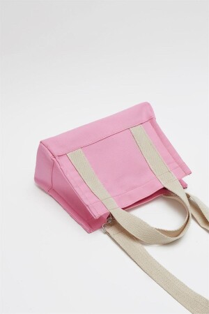 Rosa Damen-Canvas-Tasche mit Kreuzriemen MK1020023SV10-016 - 3