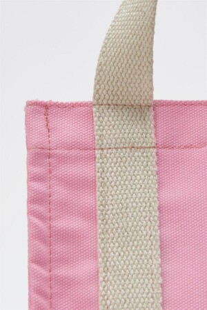 Rosa Damen-Canvas-Tasche mit Kreuzriemen MK1020023SV10-016 - 4