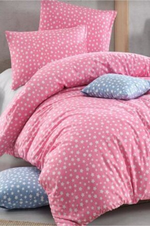 Rosa Doppelbettbezug-Set 200x220 ecpyıl30 - üntaş