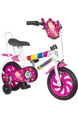 Rosa Kinderfahrrad mit 12 Rädern. Rosa JUNGENfahrrad mit 12 Rädern - 2