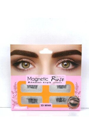 Rosa magnetische Wimpern - 2