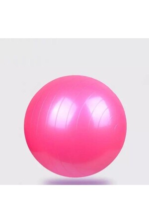 Rosa Pilates-Ball 65 cm Anti-Burst mit Kabel + Pumpe - 1