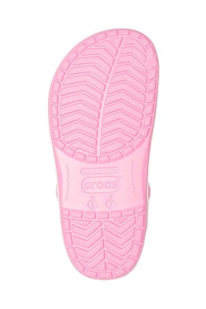Rosa Unisex-Krokodilband mit rosa und weißen Streifen am Rand 11016-62P - 5