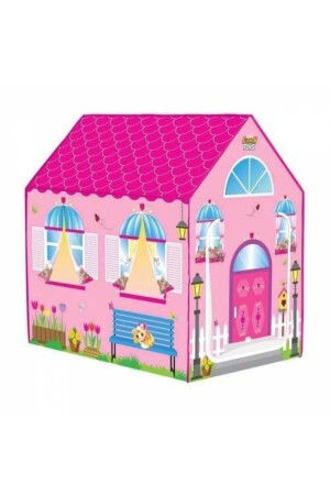 Rosafarbenes Traumhaus-Spielzelt für Mädchen, 100 x 100 x 68 PRA-2916618-9901 - 1