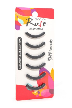 Rose 6'lı Kirpik Kıvırıcı Yedeği - Kirpik Kıvırma Makası Yedek Lastiği - Cosha Beauty