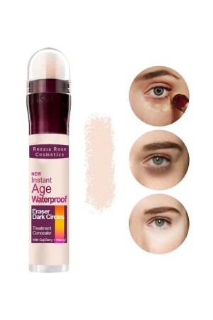 Rose Anti Age Waterproof Göz Altı Kapatıcı Açık Ton 6 Ml - 2