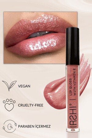 - Rose Gold Dudak Parlatıcısı - Lip Gloss - Wild Rosé - Vegan & Cruelty-free - 5 ml - 1