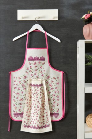 Rose Model Sıvı geçirmez Havlulu Mutfak Önlüğü - Casnack