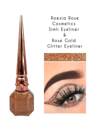 Rose Yeni Model Simli Eyeliner & Glitter Eyeliner - 2