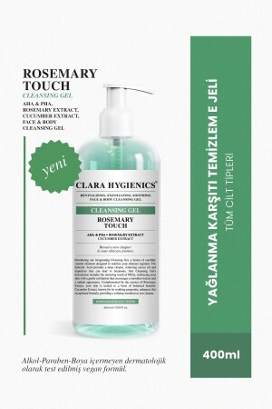Rosemary Touch Skin Tone Equalizing Dead Cell Cleansing Veganes Gesichts- und Körperreinigungsgel 400 ml CH103 - 1