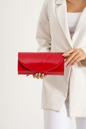 Rote Abendkleid-Tasche, Portfolio-Tasche, Clutch-Tasche - 1